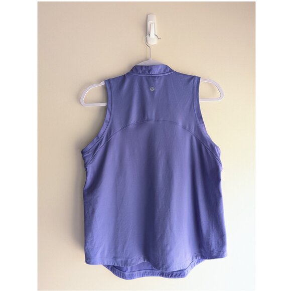 Lululemon Front Zip Mock-Neck Tennis Tank Top - Picture 7 of 9